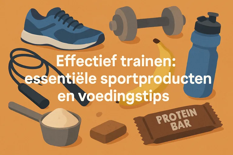 Effectief trainen: essentiële sportproducten en voedingstips